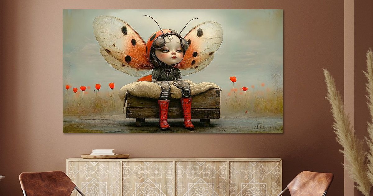 Ik heb nergens zin in. van Heike Hultsch op canvas, behang en meer